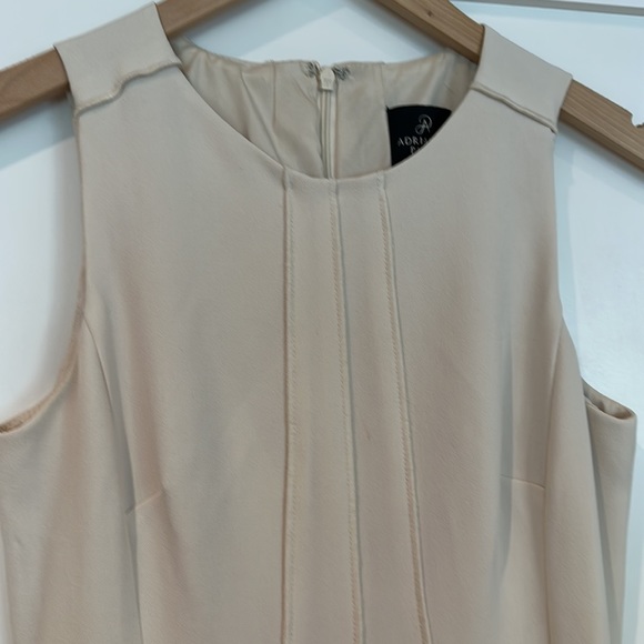Cream / ecru a-line dress from Adrianna Pappel. - Picture 2 of 4
